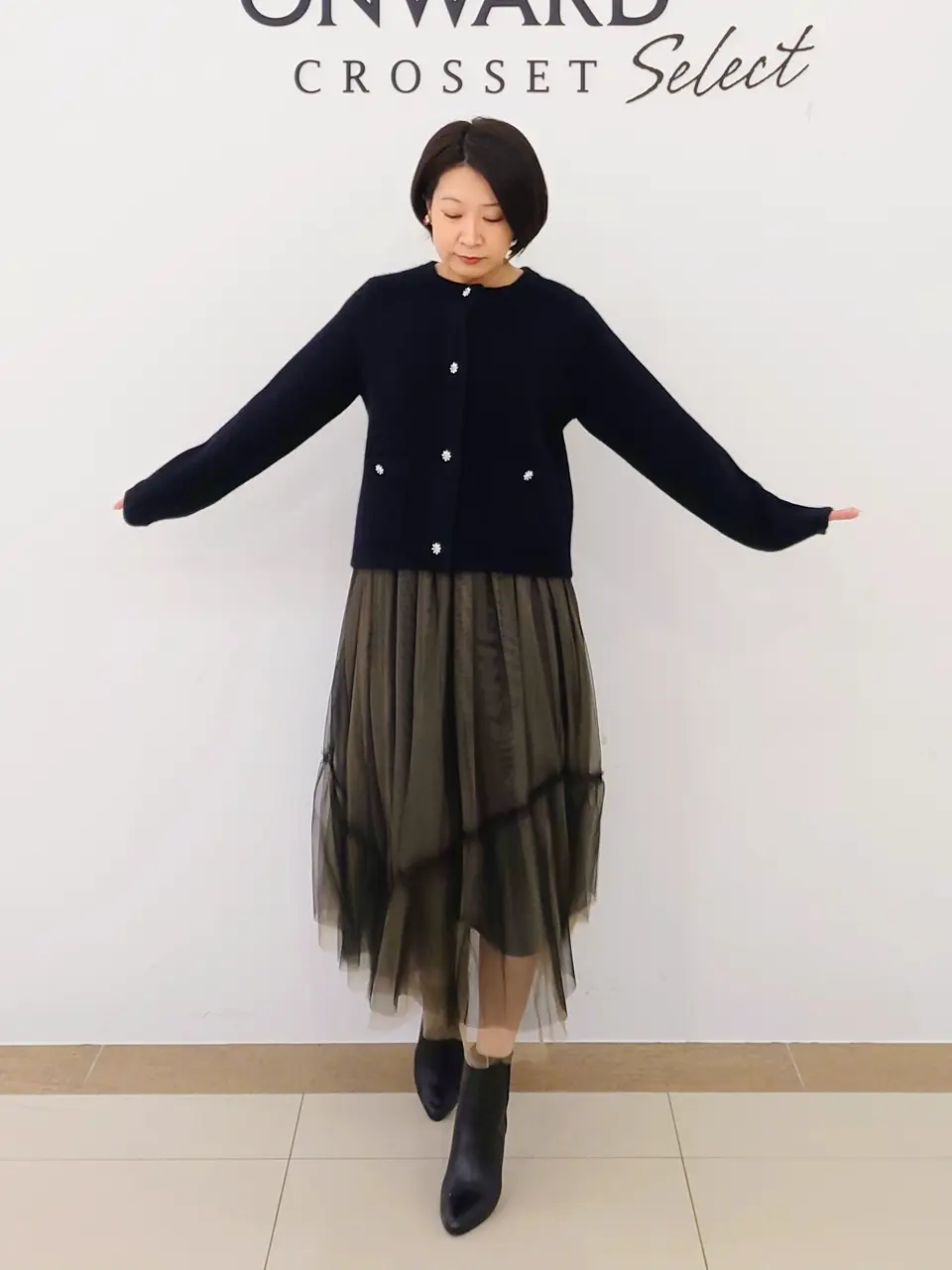 ONWARD CROSSET SELECT スタッフ コーディネート画像