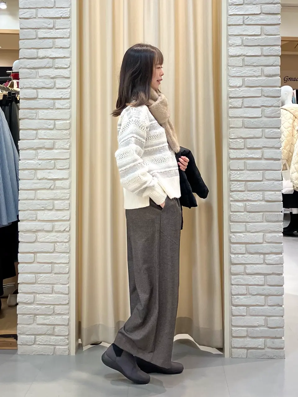 ONWARD CROSSET SELECT 檀 コーディネート画像