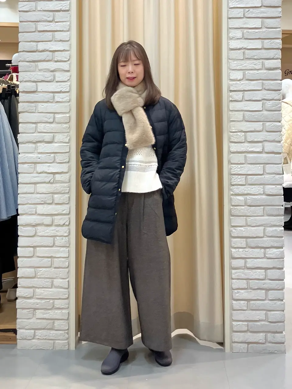 ONWARD CROSSET SELECT 檀 コーディネート画像