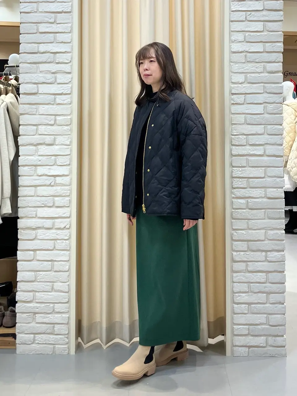 ONWARD CROSSET SELECT 檀 コーディネート画像