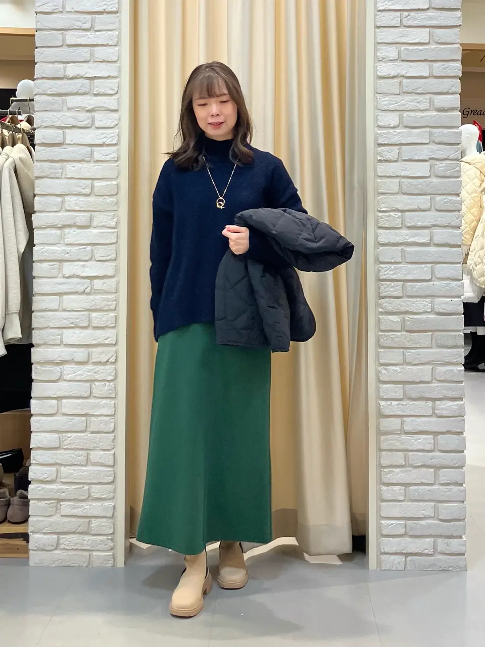 ONWARD CROSSET SELECT 檀 コーディネート画像