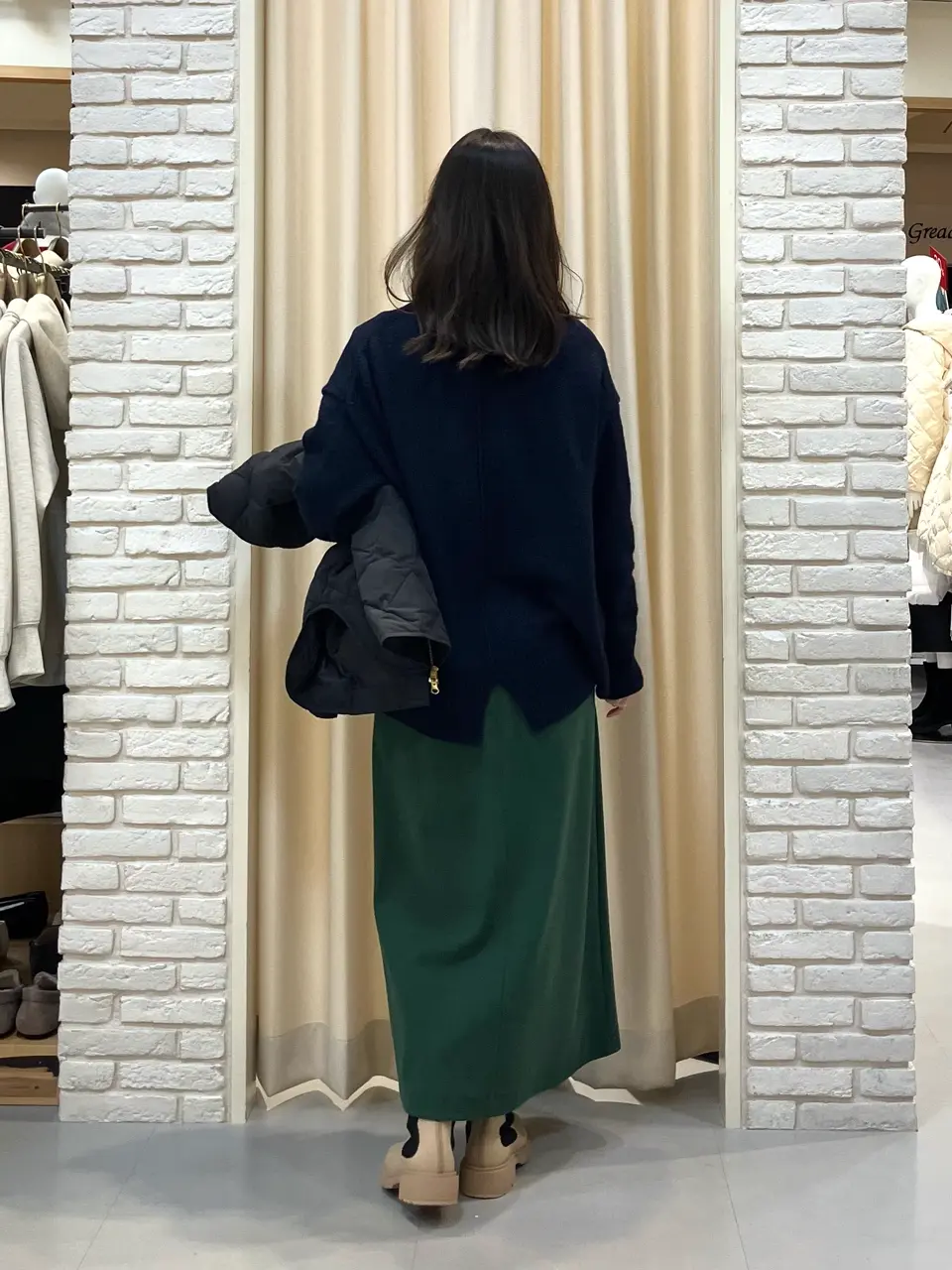 ONWARD CROSSET SELECT 檀 コーディネート画像