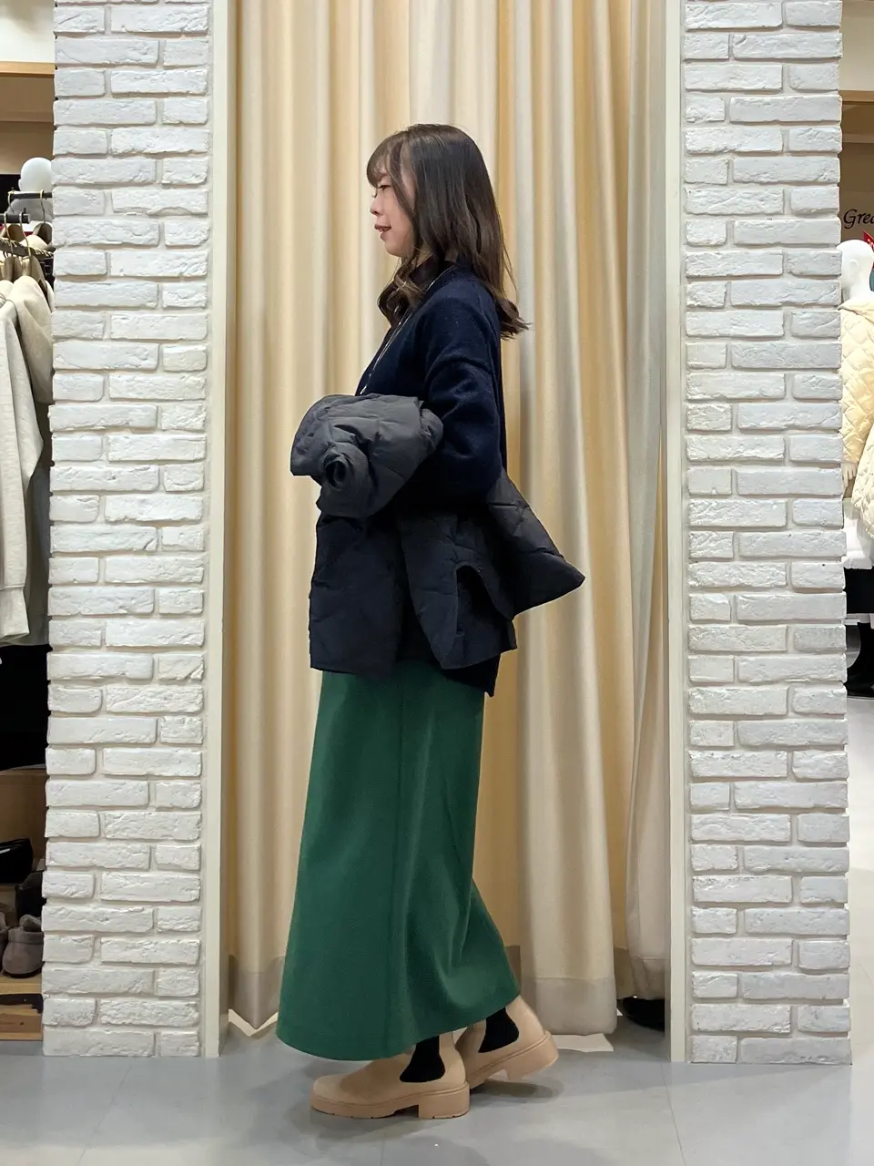 ONWARD CROSSET SELECT 檀 コーディネート画像