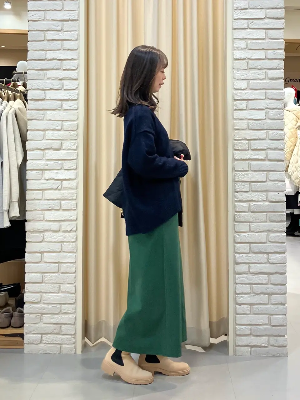 ONWARD CROSSET SELECT 檀 コーディネート画像