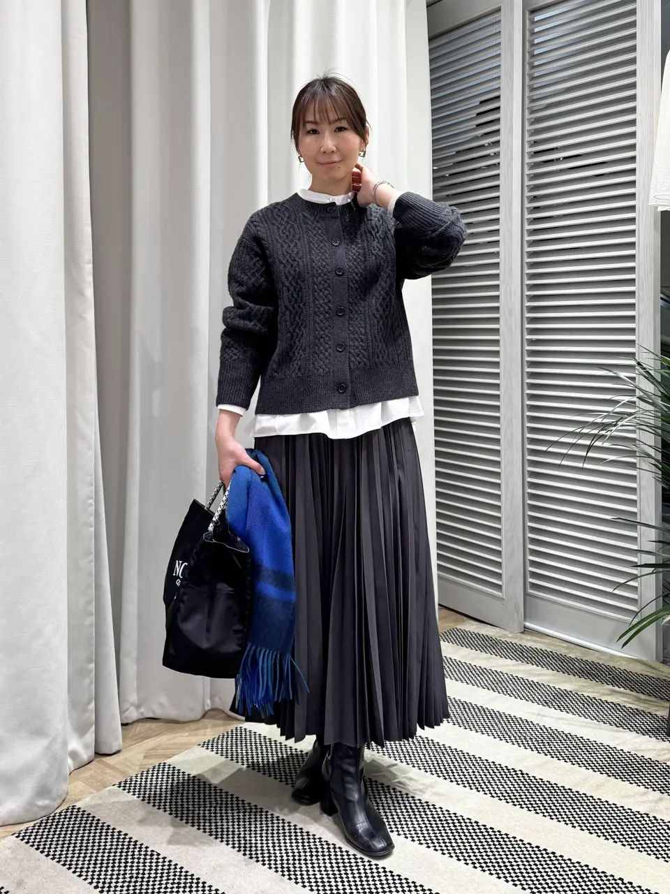 ONWARD CROSSET SELECT KURIYAMA コーディネート画像