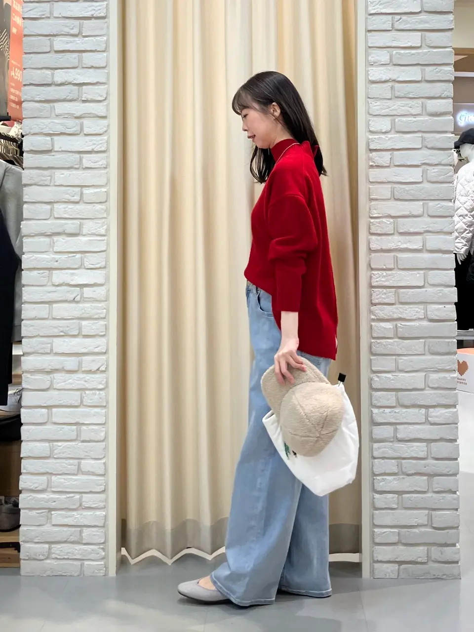 ONWARD CROSSET SELECT 檀 コーディネート画像