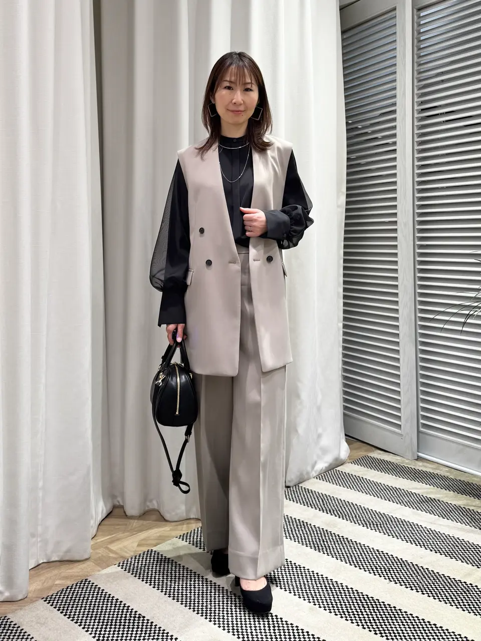 ONWARD CROSSET SELECT KURIYAMA コーディネート画像