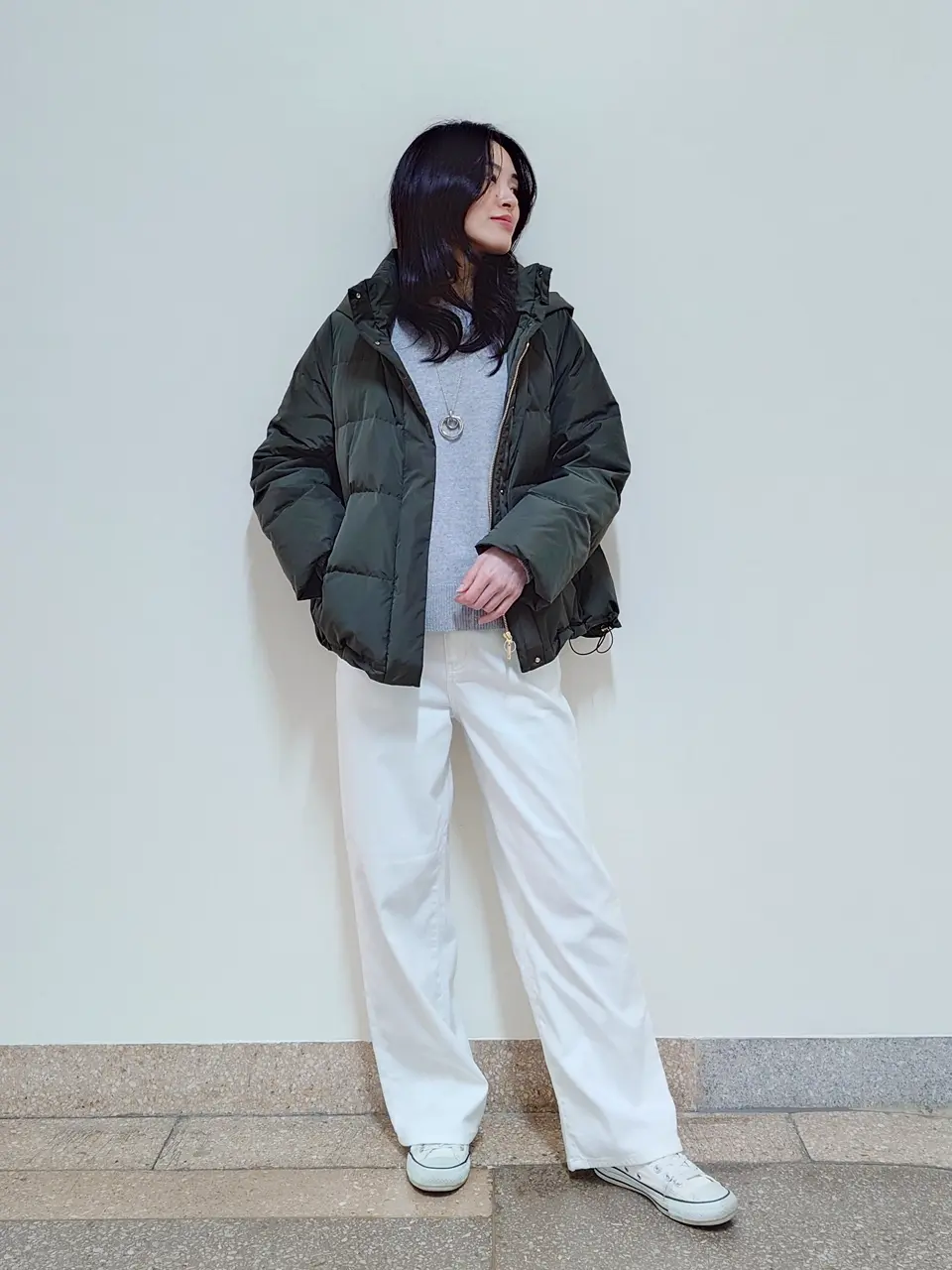  最上 コーディネート画像