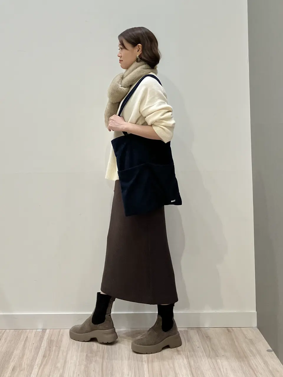 ONWARD CROSSET SELECT 林 コーディネート画像