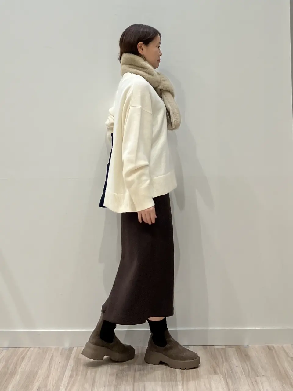 ONWARD CROSSET SELECT 林 コーディネート画像