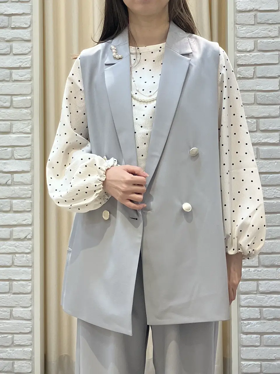 ONWARD CROSSET SELECT 檀 コーディネート画像