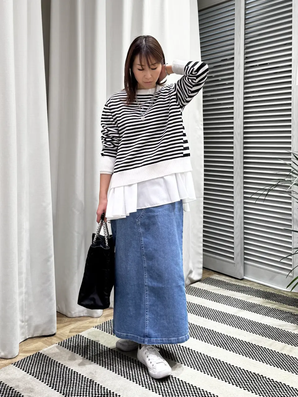 ONWARD CROSSET SELECT KURIYAMA コーディネート画像