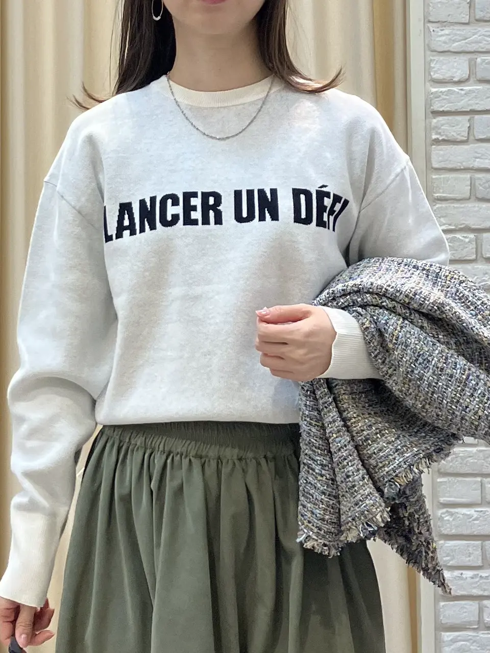 ONWARD CROSSET SELECT 檀 コーディネート画像