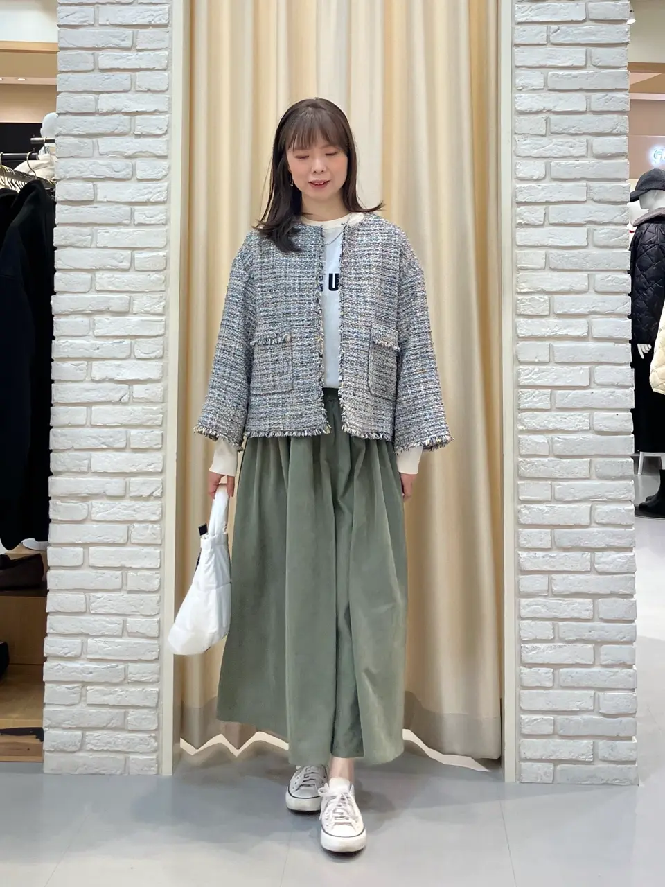  檀 コーディネート画像