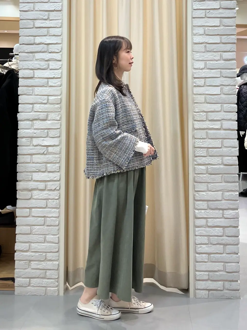 ONWARD CROSSET SELECT 檀 コーディネート画像