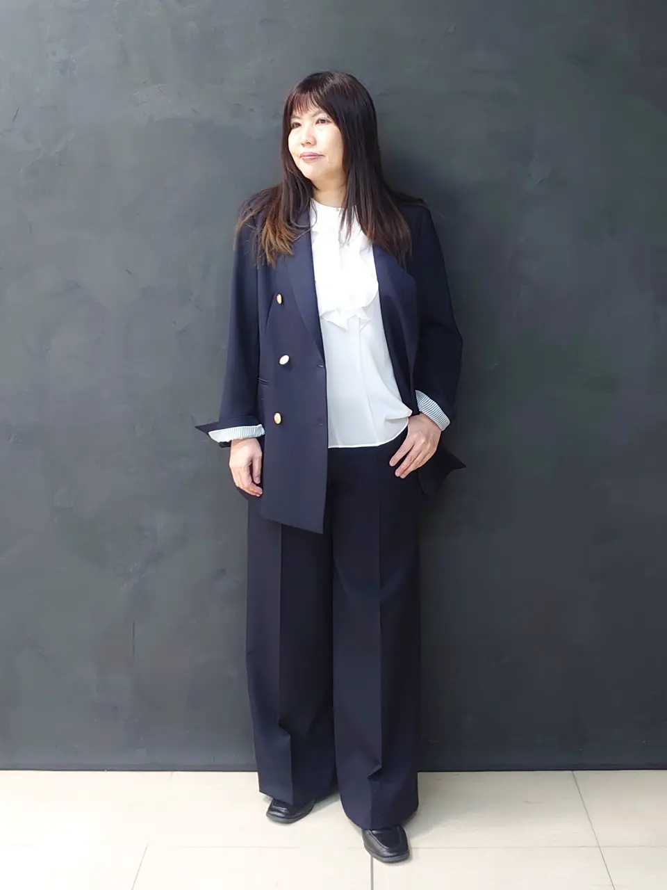 ONWARD CROSSET SELECT 森 コーディネート画像