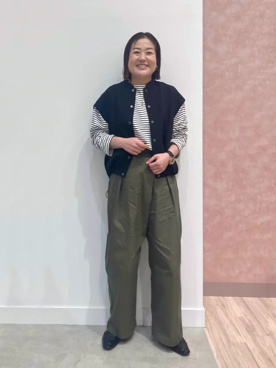 ONWARD CROSSET SELECT 野村 コーディネート画像