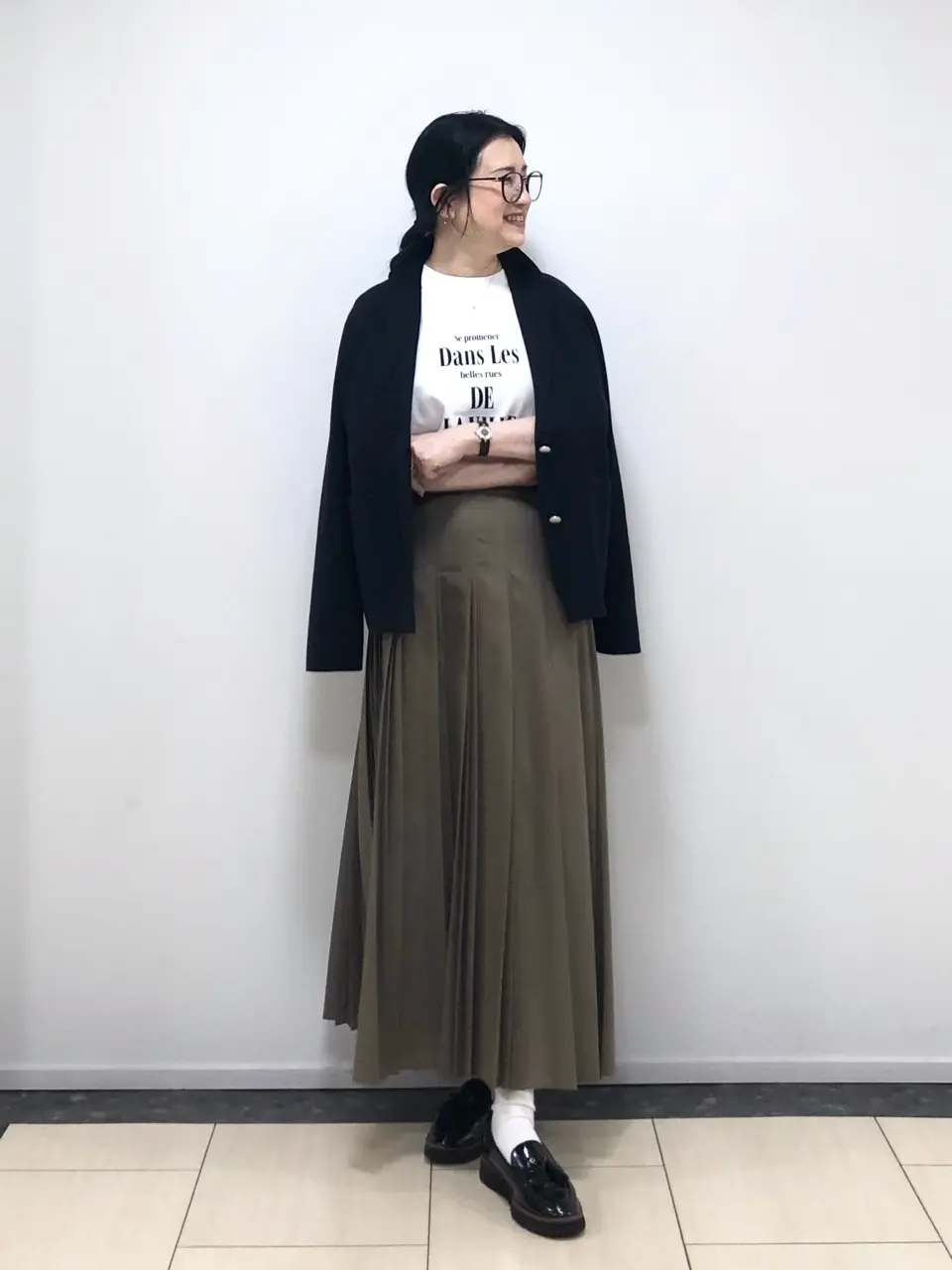 ONWARD CROSSET SELECT 横松 コーディネート画像