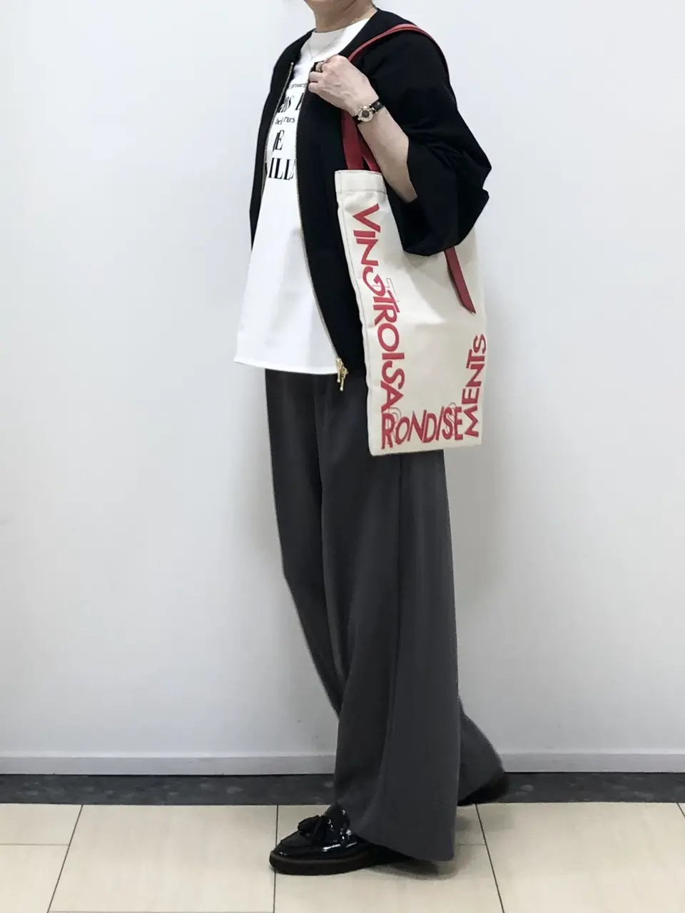 ONWARD CROSSET SELECT 横松 コーディネート画像