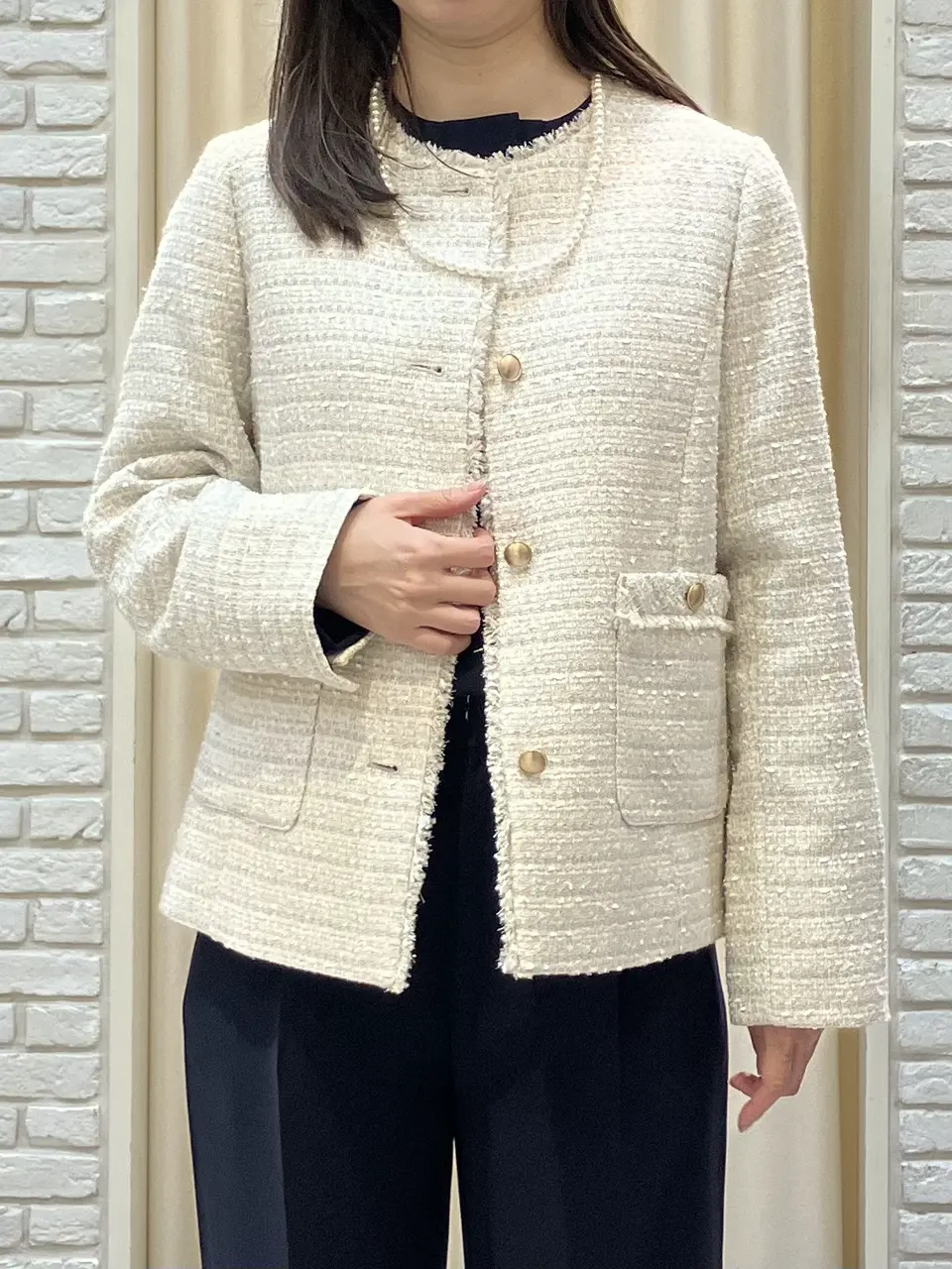 ONWARD CROSSET SELECT 檀 コーディネート画像