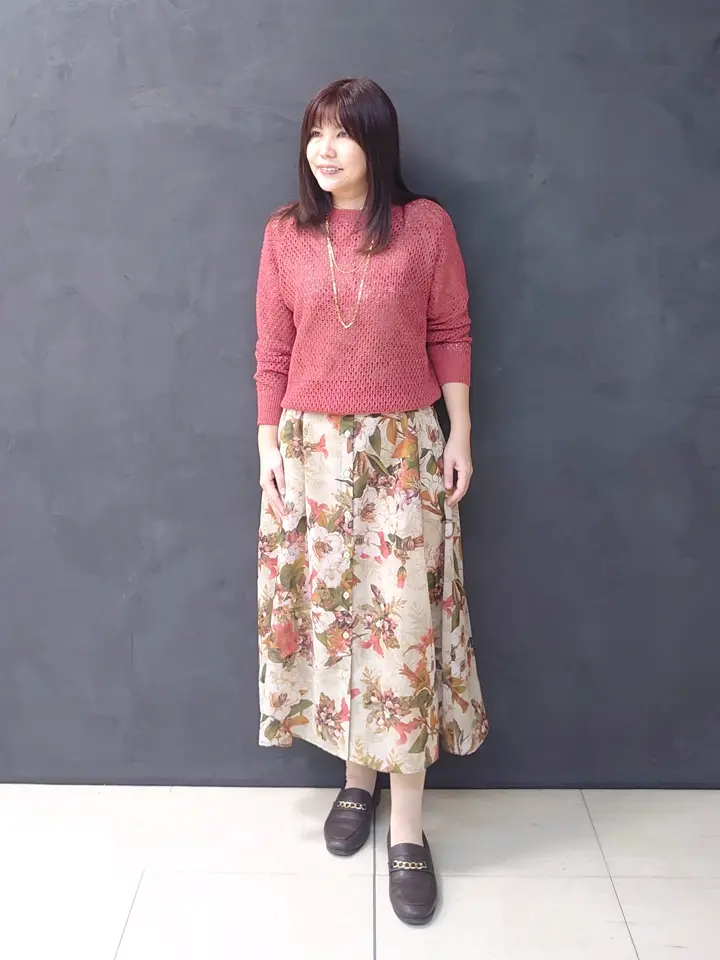 ONWARD CROSSET SELECT 森 コーディネート画像