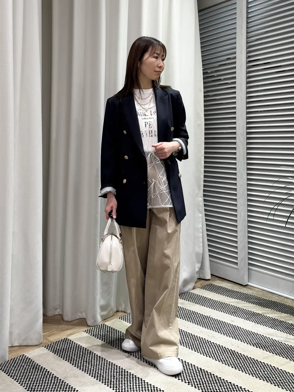 ONWARD CROSSET SELECT KURIYAMA コーディネート画像