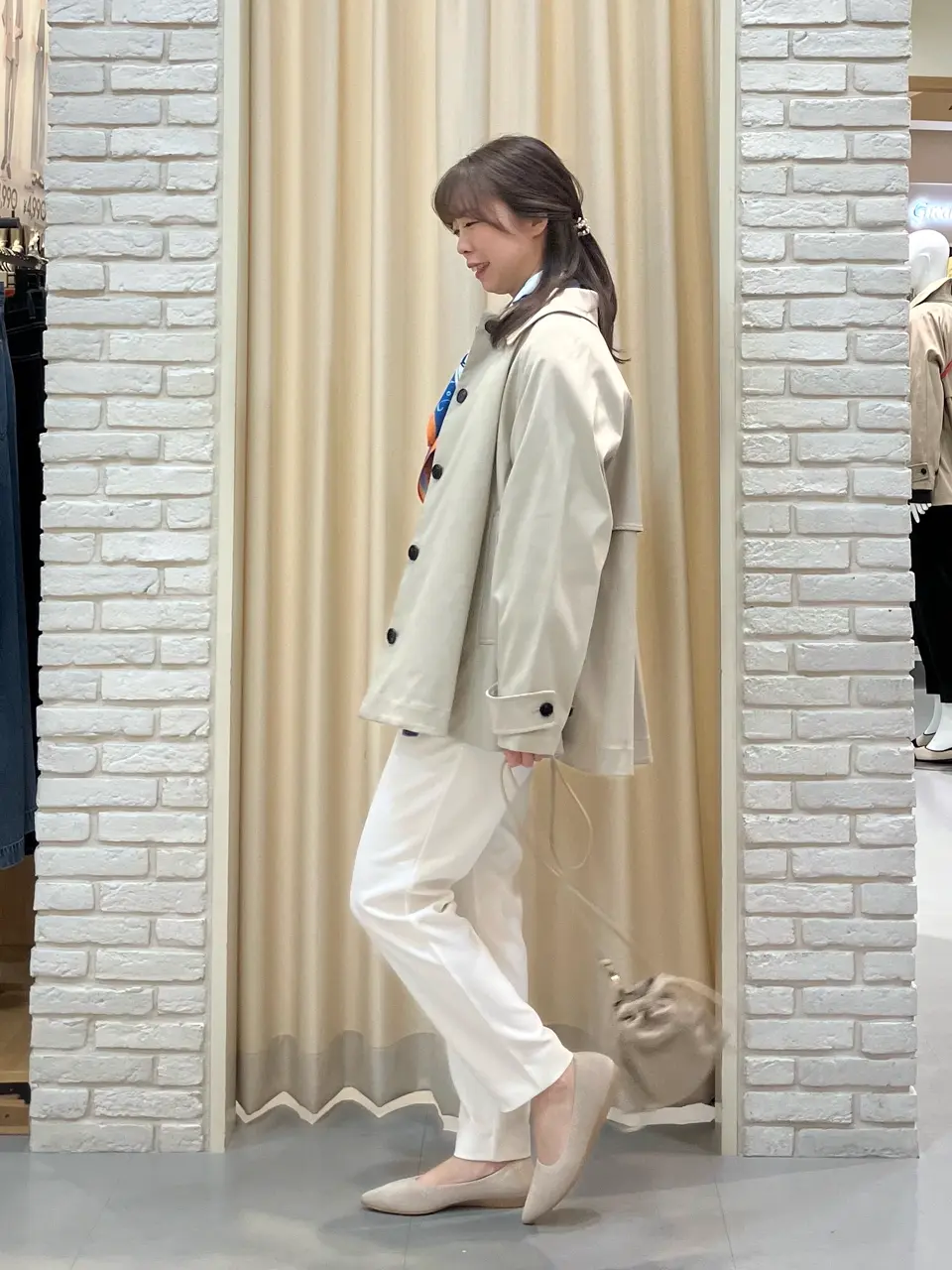 ONWARD CROSSET SELECT 檀 コーディネート画像