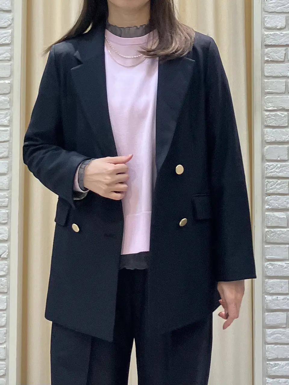 ONWARD CROSSET SELECT 檀 コーディネート画像