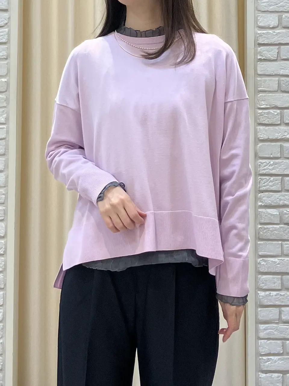 ONWARD CROSSET SELECT 檀 コーディネート画像