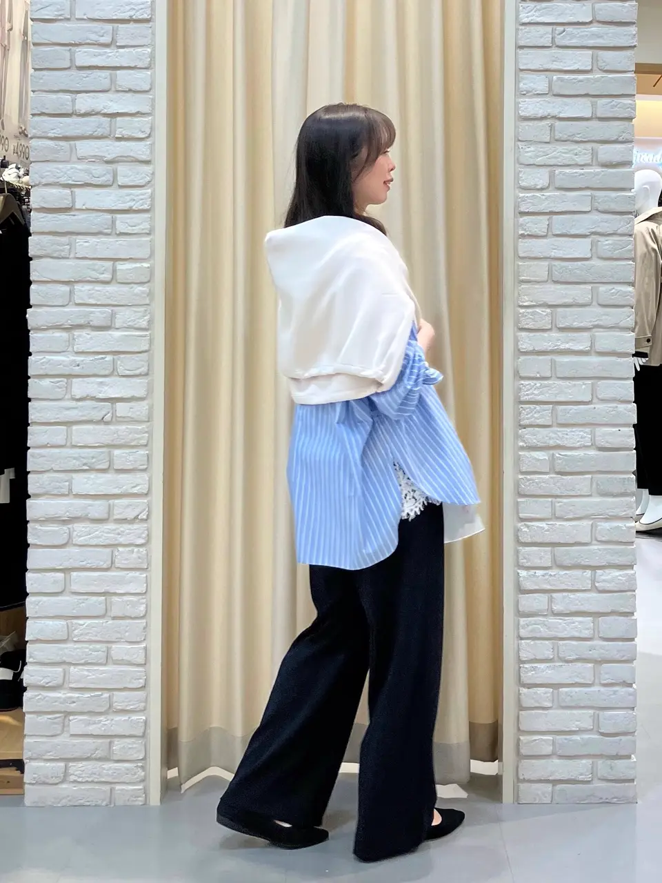 ONWARD CROSSET SELECT 檀 コーディネート画像