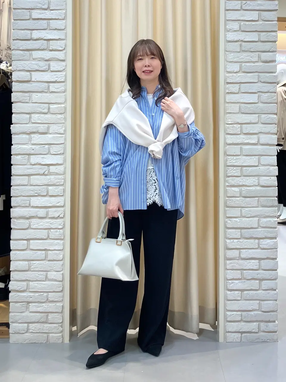 ONWARD CROSSET SELECT 檀 コーディネート画像