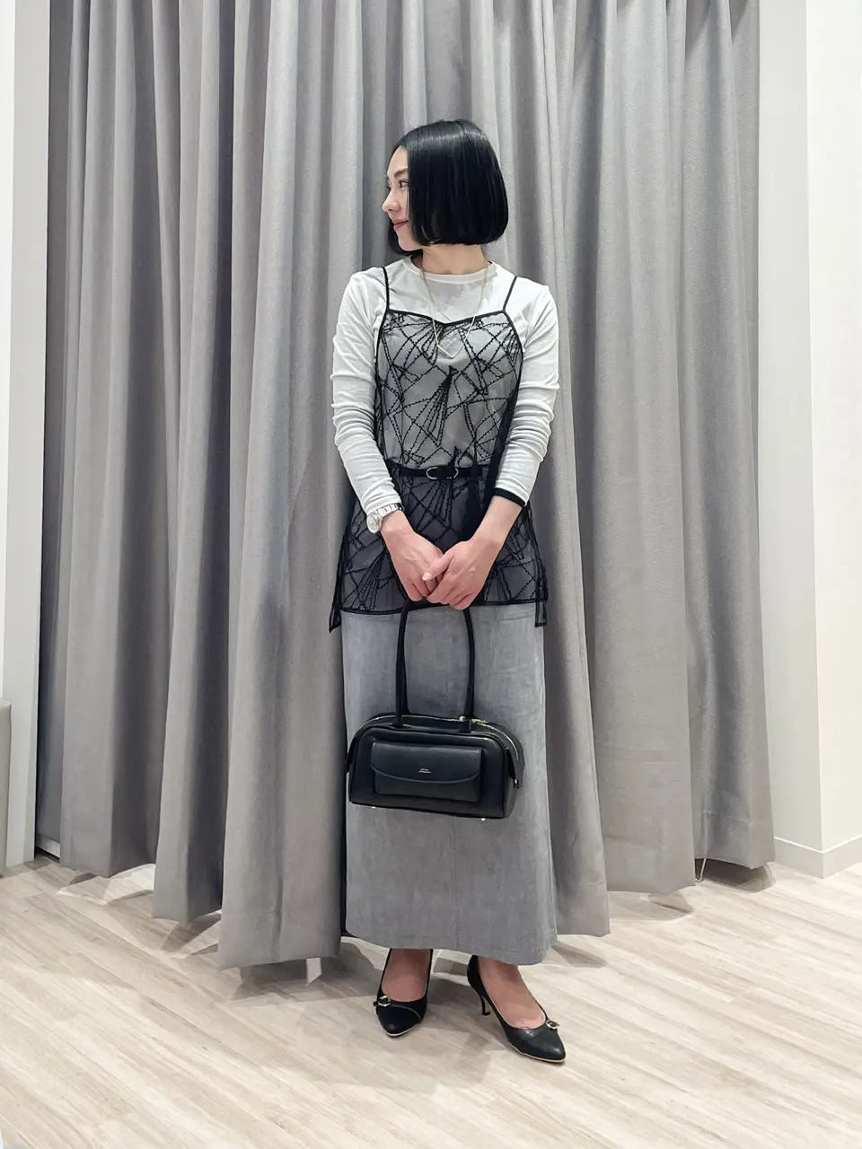 ONWARD CROSSET SELECT MIKA コーディネート画像