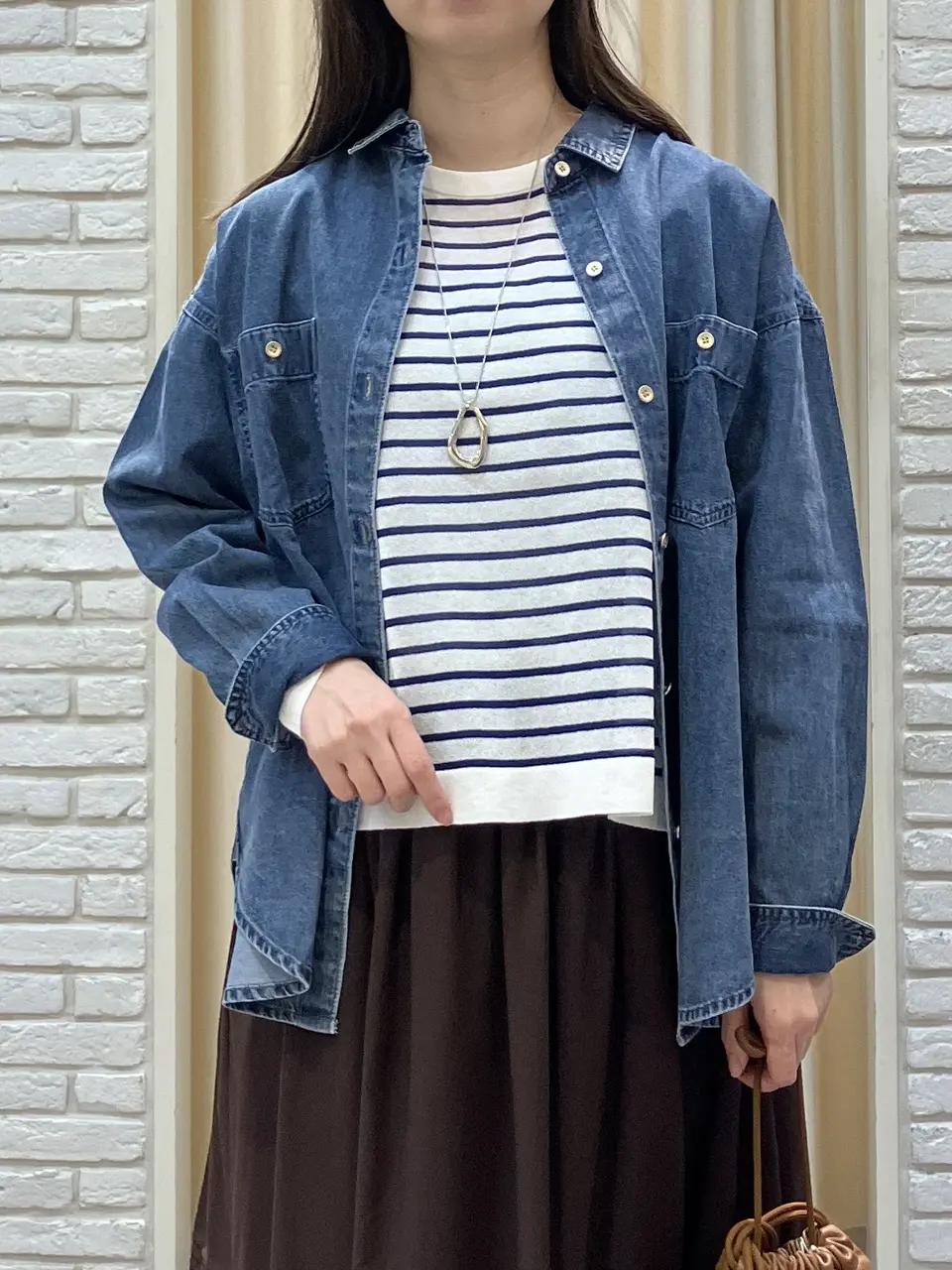 ONWARD CROSSET SELECT 檀 コーディネート画像