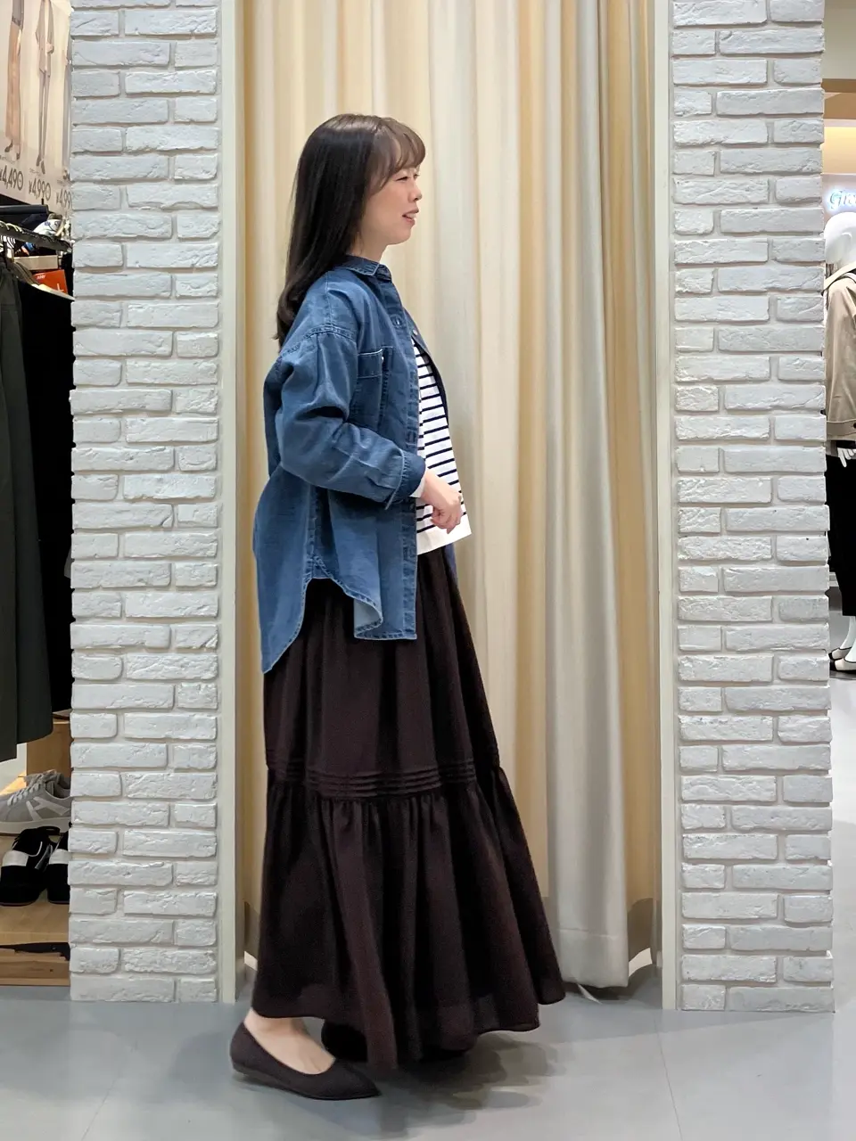 ONWARD CROSSET SELECT 檀 コーディネート画像