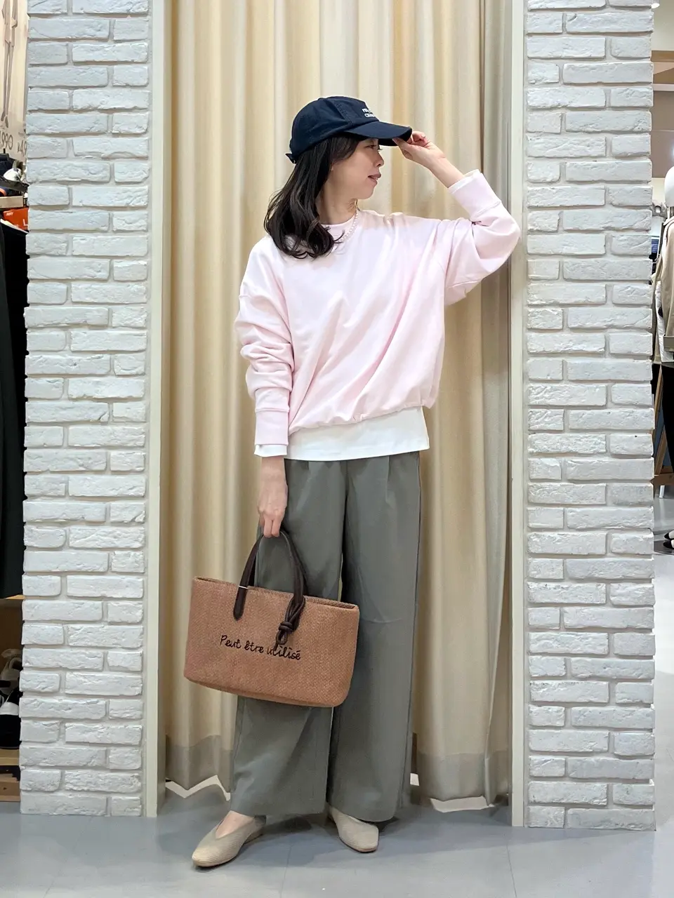 ONWARD CROSSET SELECT 檀 コーディネート画像