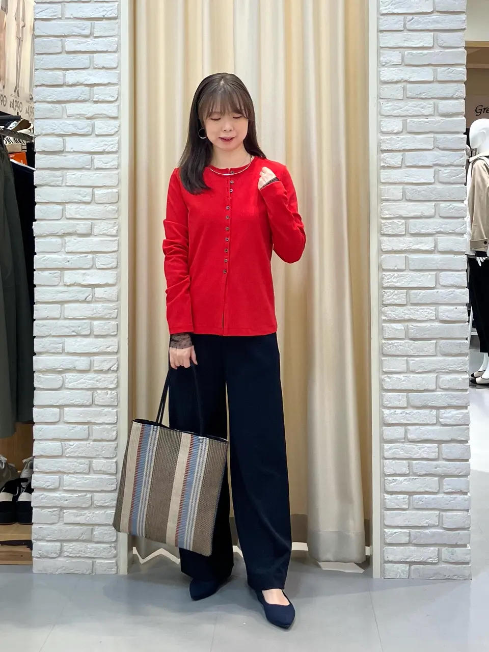 ONWARD CROSSET SELECT 檀 コーディネート画像