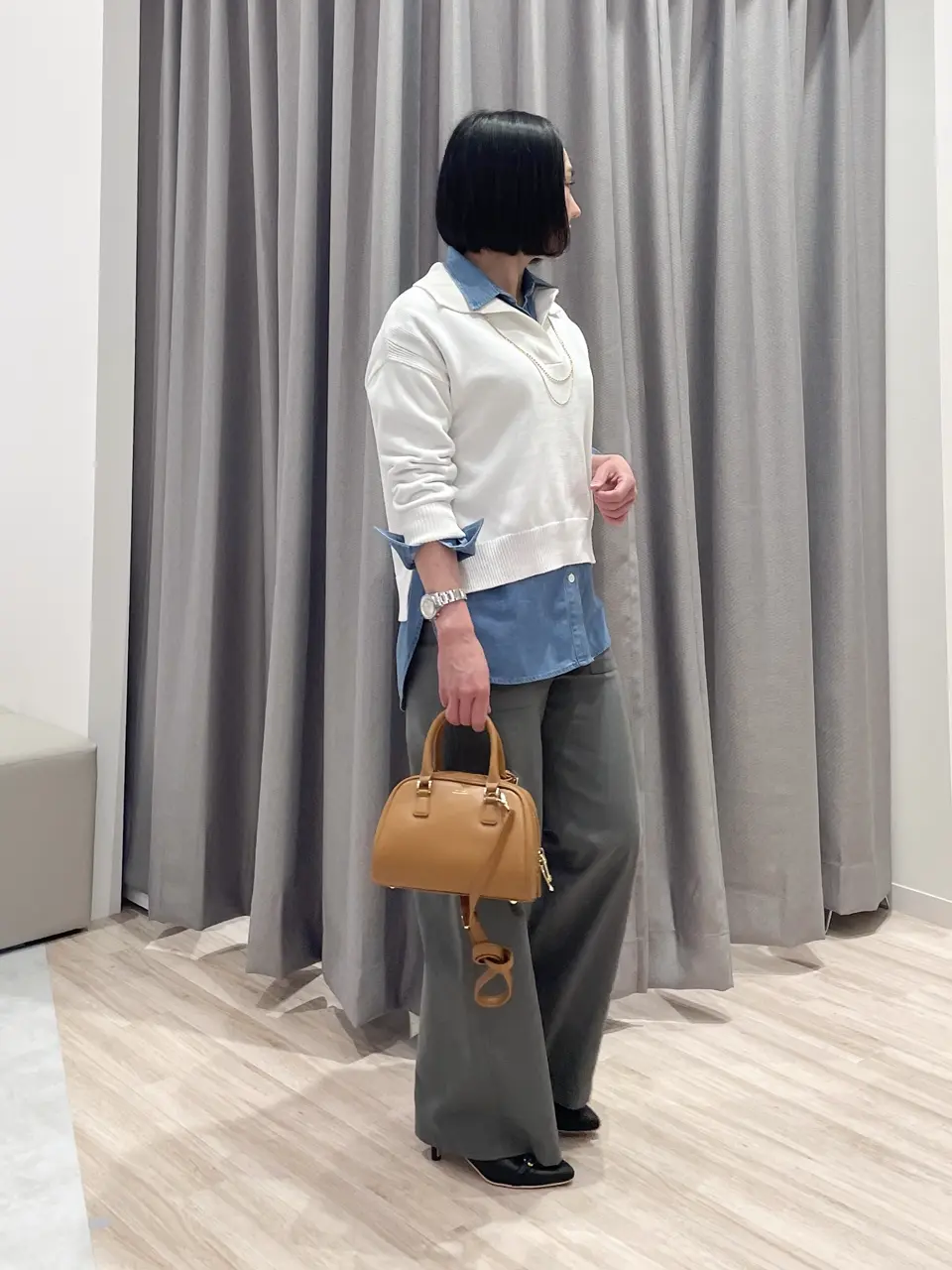 ONWARD CROSSET SELECT MIKA コーディネート画像