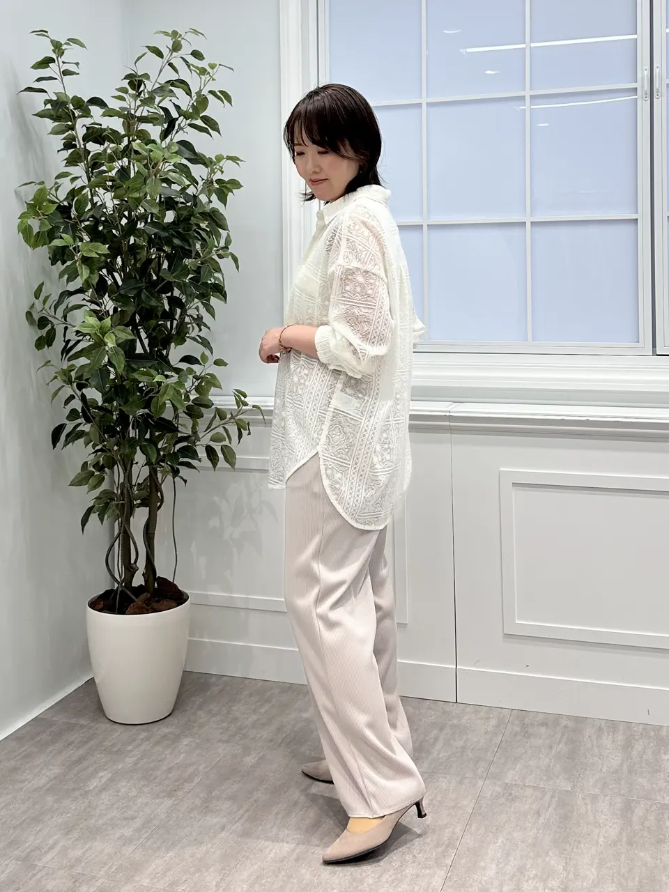 ONWARD CROSSET SELECT フジコ コーディネート画像