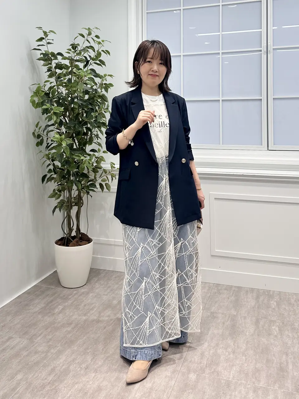 ONWARD CROSSET SELECT フジコ コーディネート画像