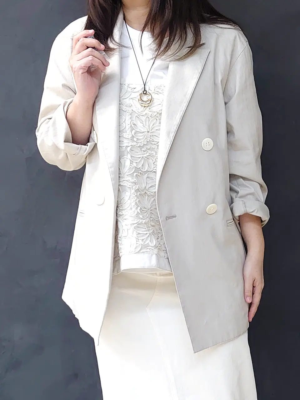 ONWARD CROSSET SELECT 森 コーディネート画像