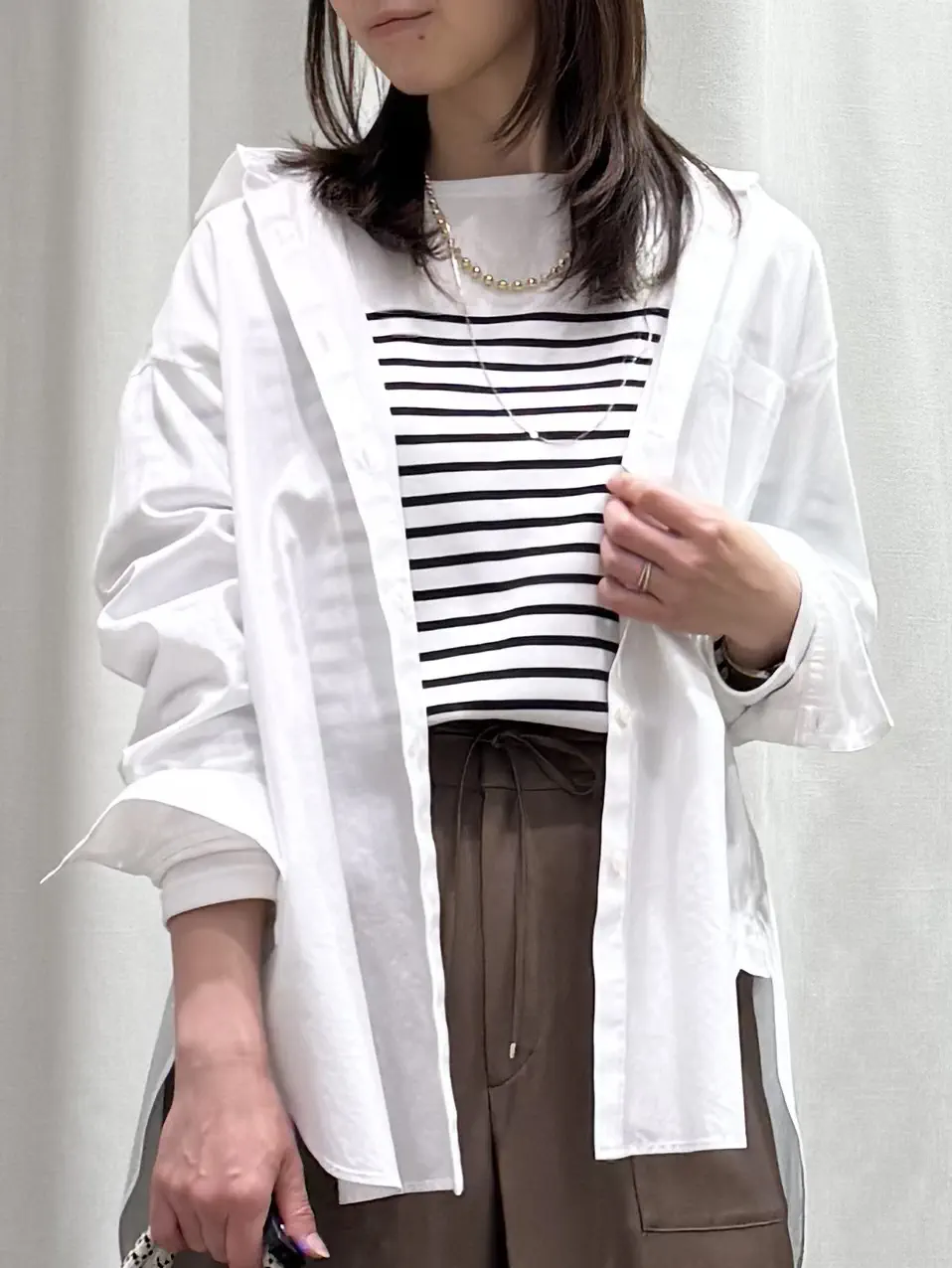 ONWARD CROSSET SELECT KURIYAMA コーディネート画像