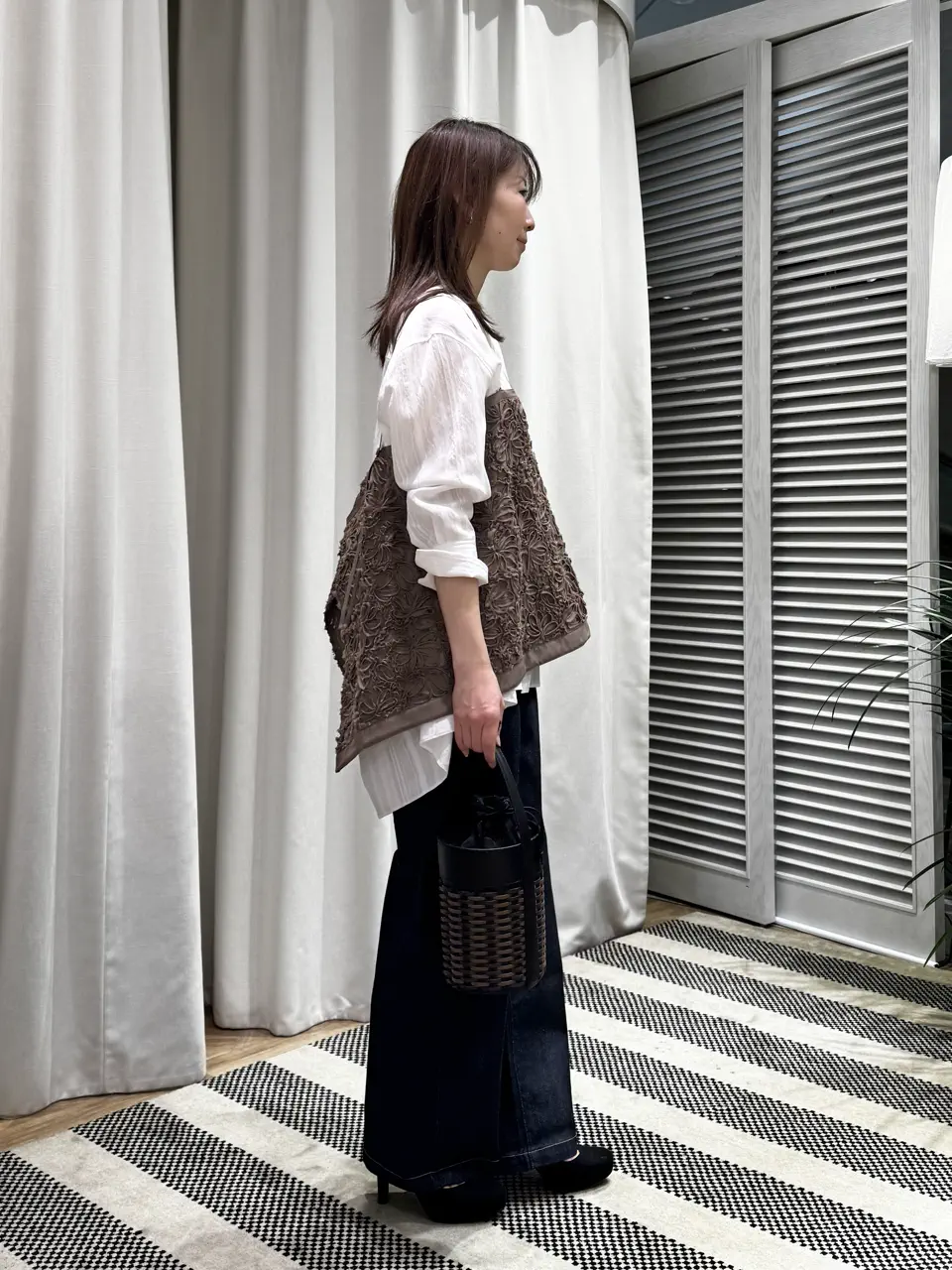 ONWARD CROSSET SELECT KURIYAMA コーディネート画像