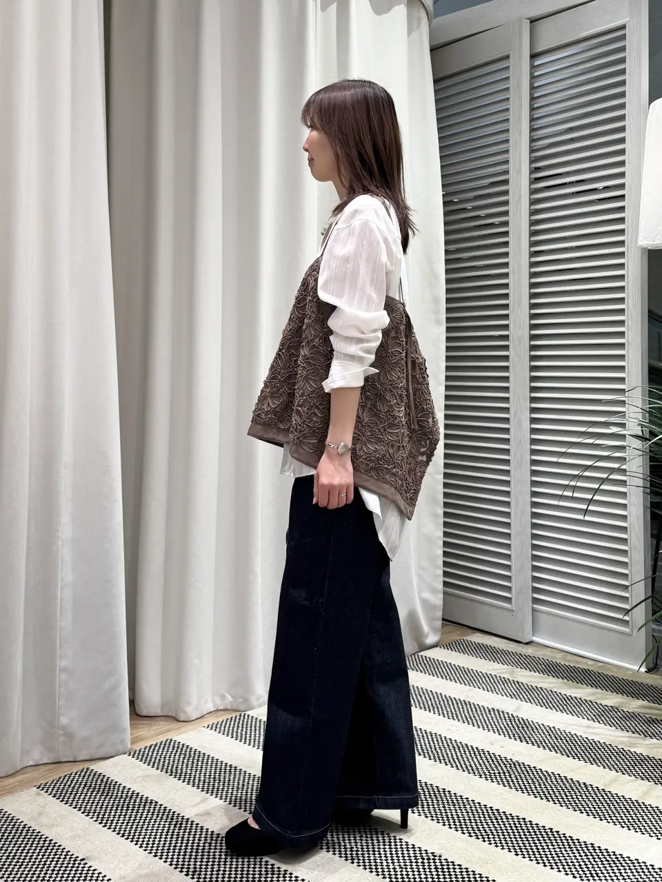 ONWARD CROSSET SELECT KURIYAMA コーディネート画像