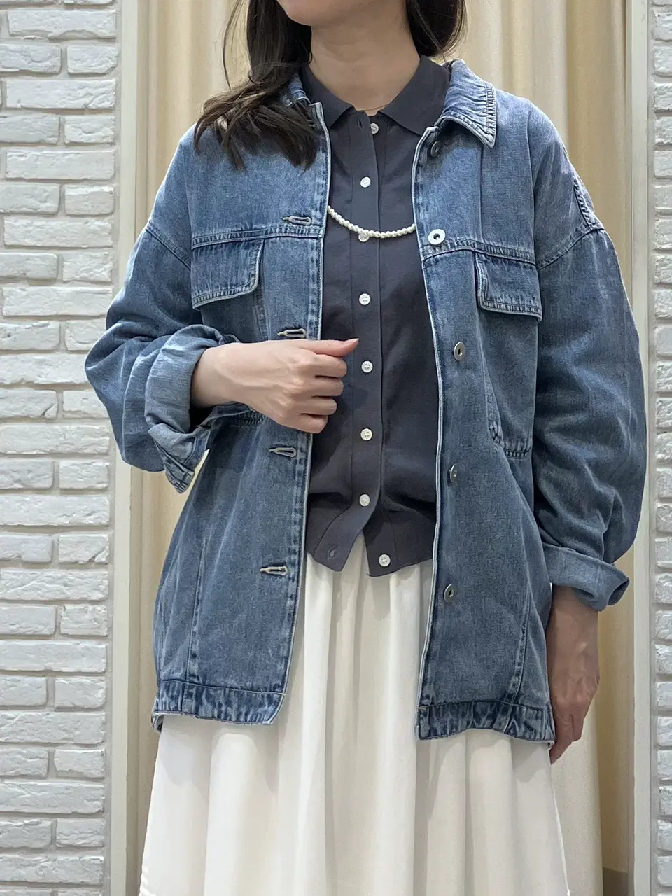 ONWARD CROSSET SELECT 檀 コーディネート画像