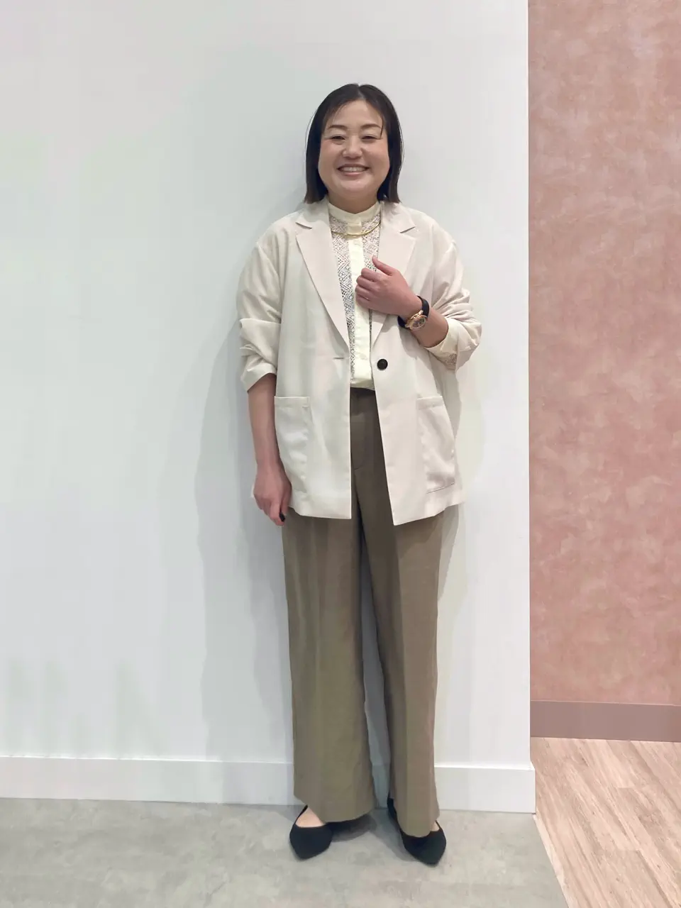 ONWARD CROSSET SELECT 野村 コーディネート画像