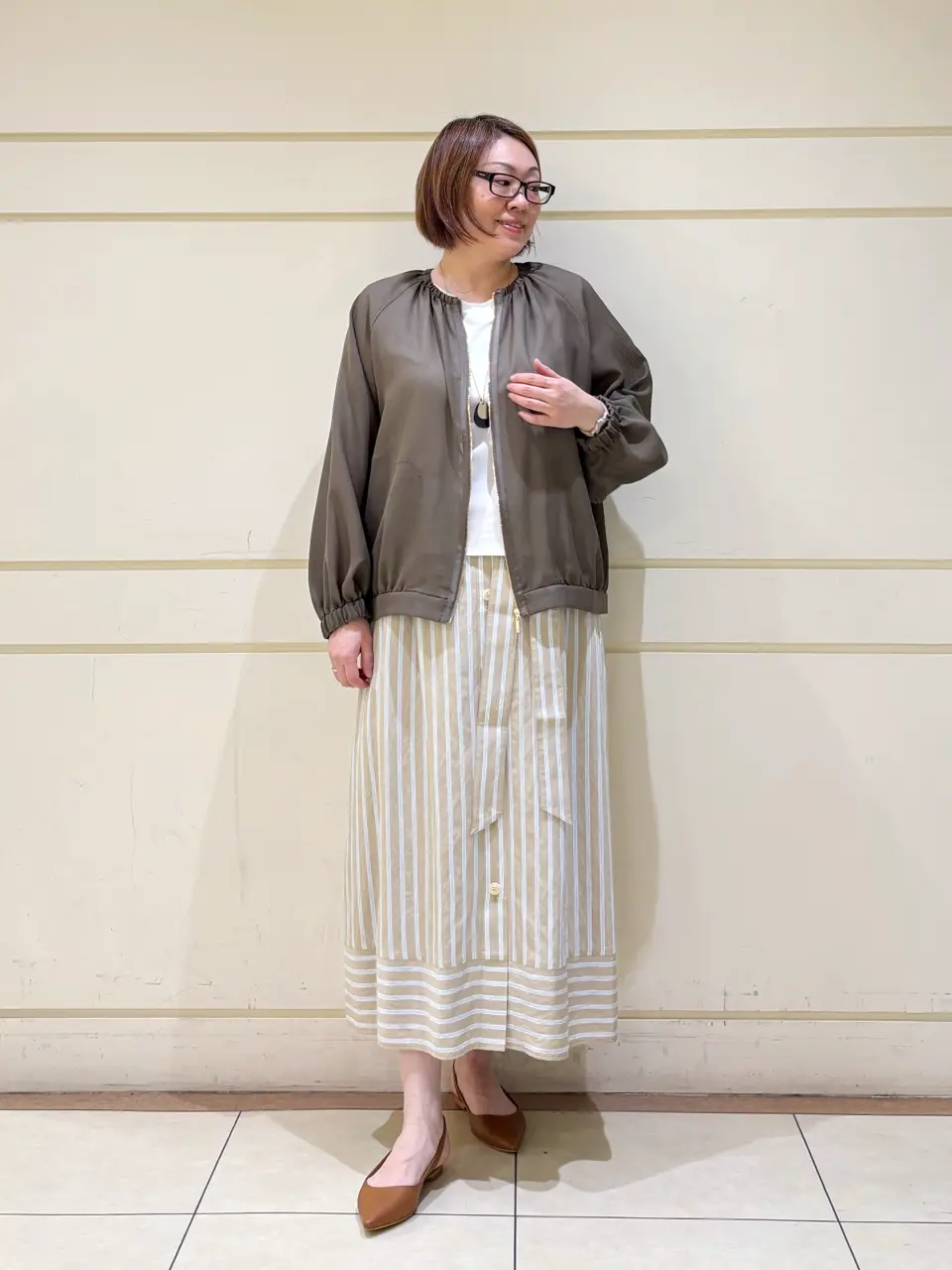 ONWARD CROSSET SELECT 山崎 コーディネート画像