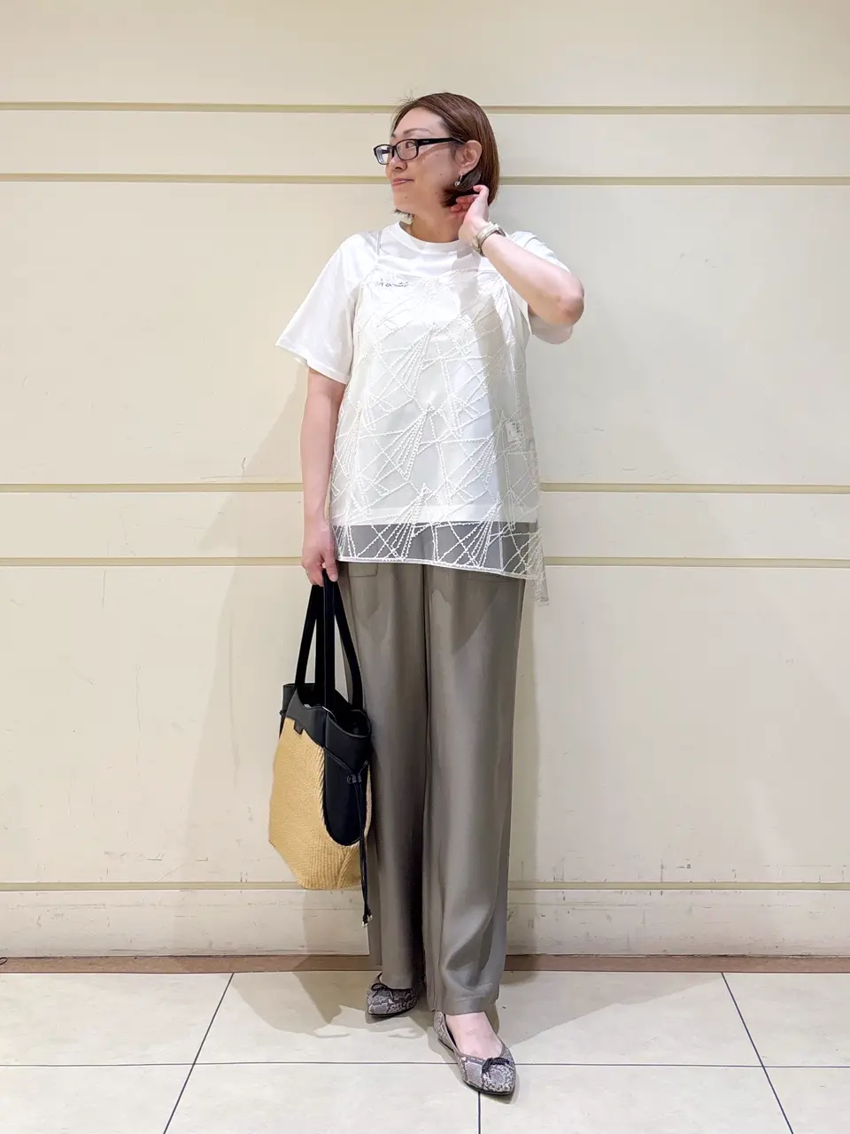 ONWARD CROSSET SELECT 山崎 コーディネート画像