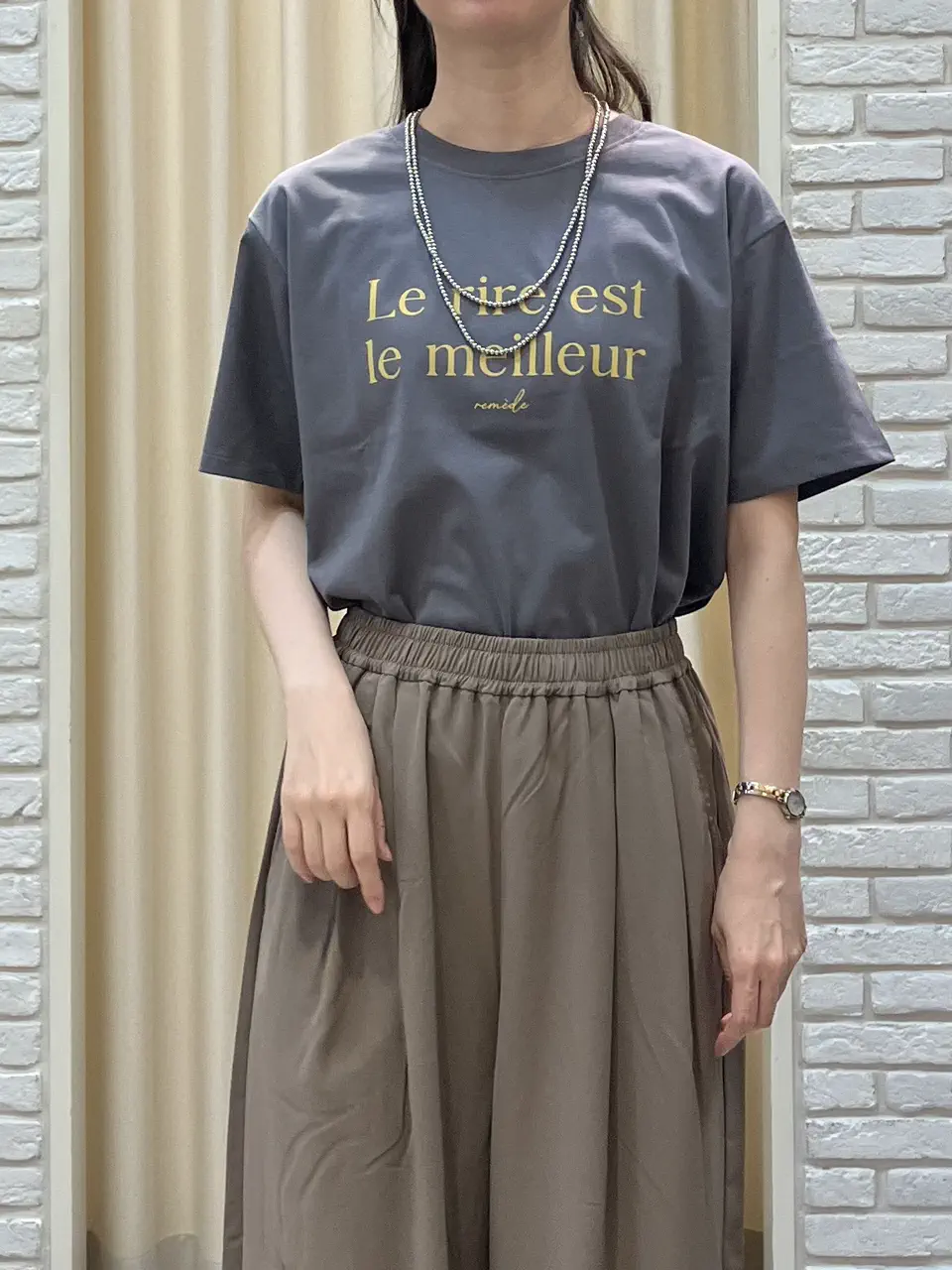 ONWARD CROSSET SELECT 檀 コーディネート画像