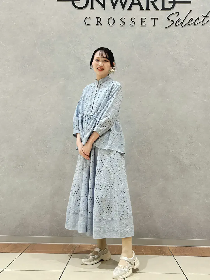 ONWARD CROSSET SELECT HANA コーディネート画像