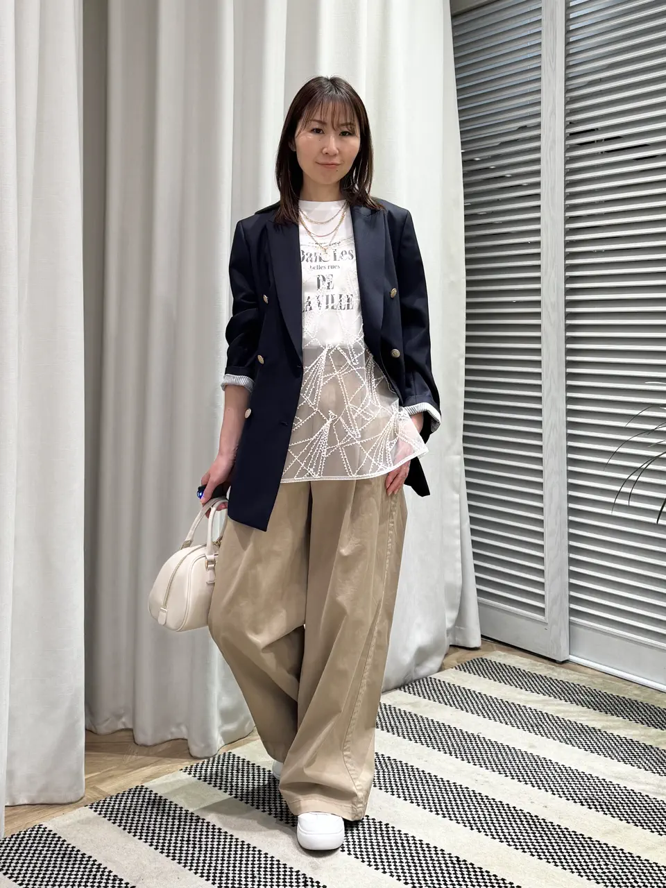 ONWARD CROSSET SELECT KURIYAMA コーディネート画像